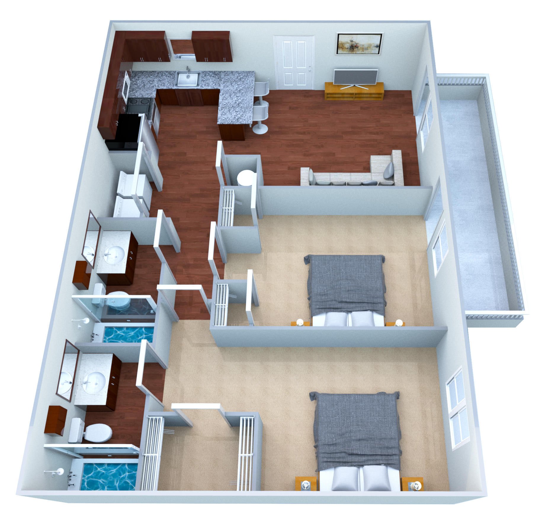 Suite A Floorplan